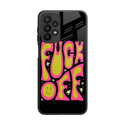 Buzz Off back phone cover | glass case for samsung galaxy a23