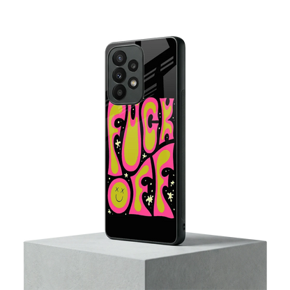 Buzz Off samsung galaxy a23 mobile cover | shockproof glass phone case