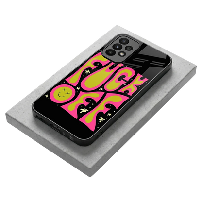 Buzz Off stylish phone case for samsung galaxy a23 | glossy glass and slim fit
