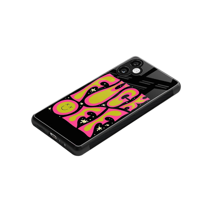 Buzz Off stylish phone case for samsung galaxy a06 5g | glossy glass and slim fit