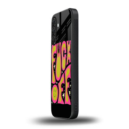 Buzz Off samsung galaxy m35 5g mobile cover | shockproof glass phone case