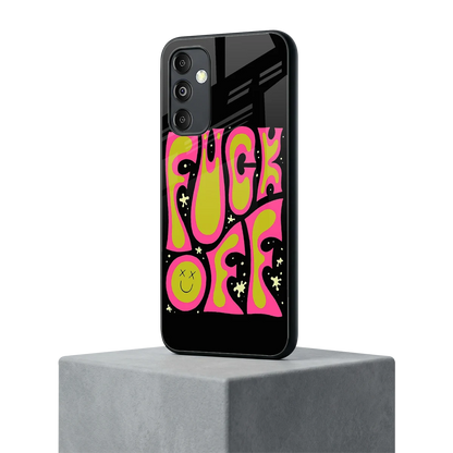 Buzz Off samsung galaxy m14 5g mobile cover | shockproof glass phone case