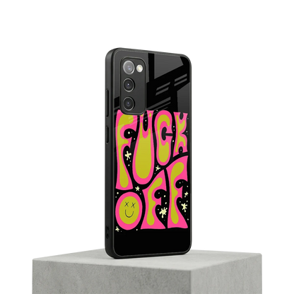 Buzz Off samsung galaxy s20 fe mobile cover | shockproof glass phone case