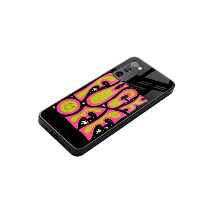 Buzz Off stylish phone case for samsung galaxy s20 fe | glossy glass and slim fit