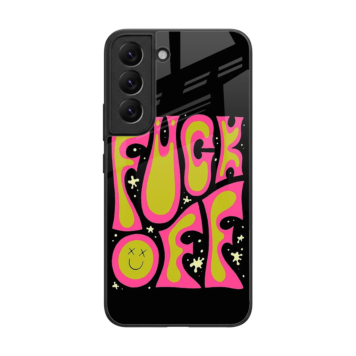 Buzz Off back phone cover | glass case for samsung galaxy s22