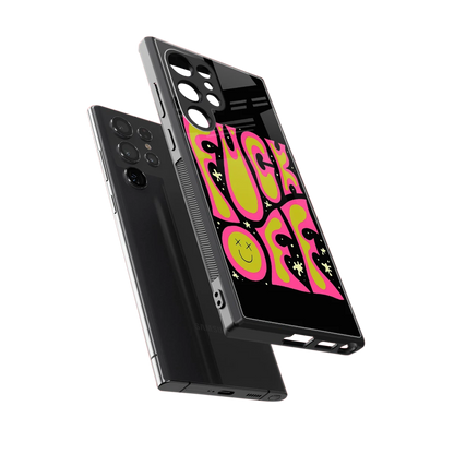 Buzz Off sleek samsung galaxy s23 ultra cover with tempered glass back and TPU edges