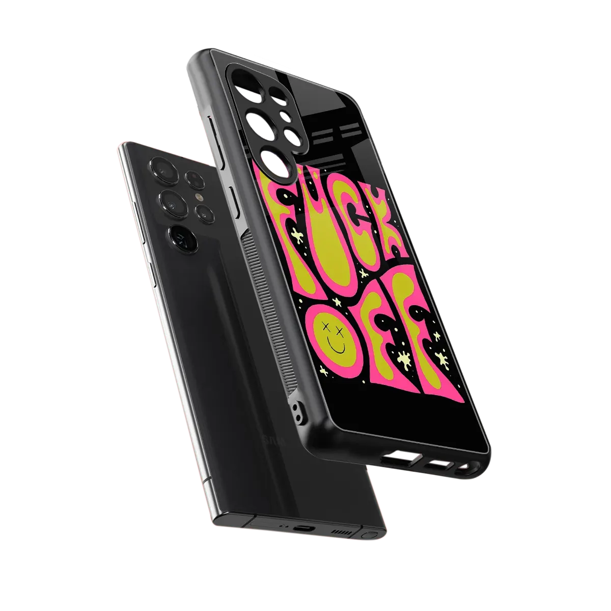 Buzz Off sleek samsung galaxy s26 ultra cover with tempered glass back and TPU edges