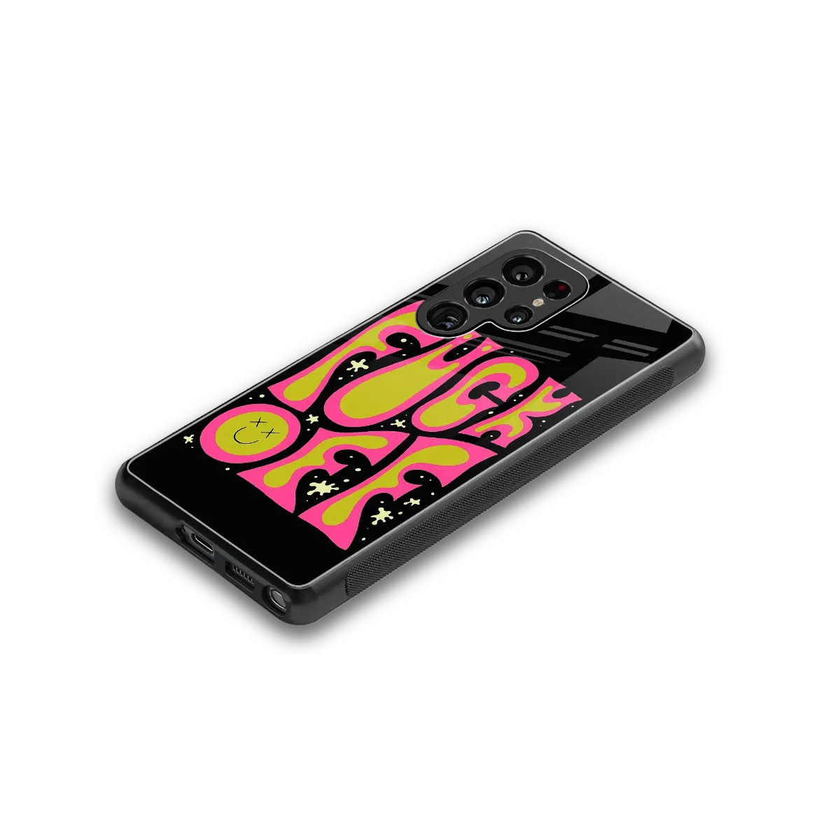 Buzz Off stylish phone case for samsung galaxy s26 ultra | glossy glass and slim fit