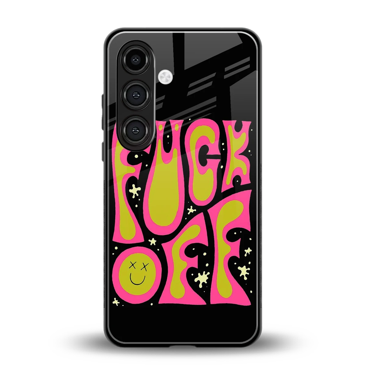 Buzz Off back phone cover | glass case for samsung galaxy s24 fe