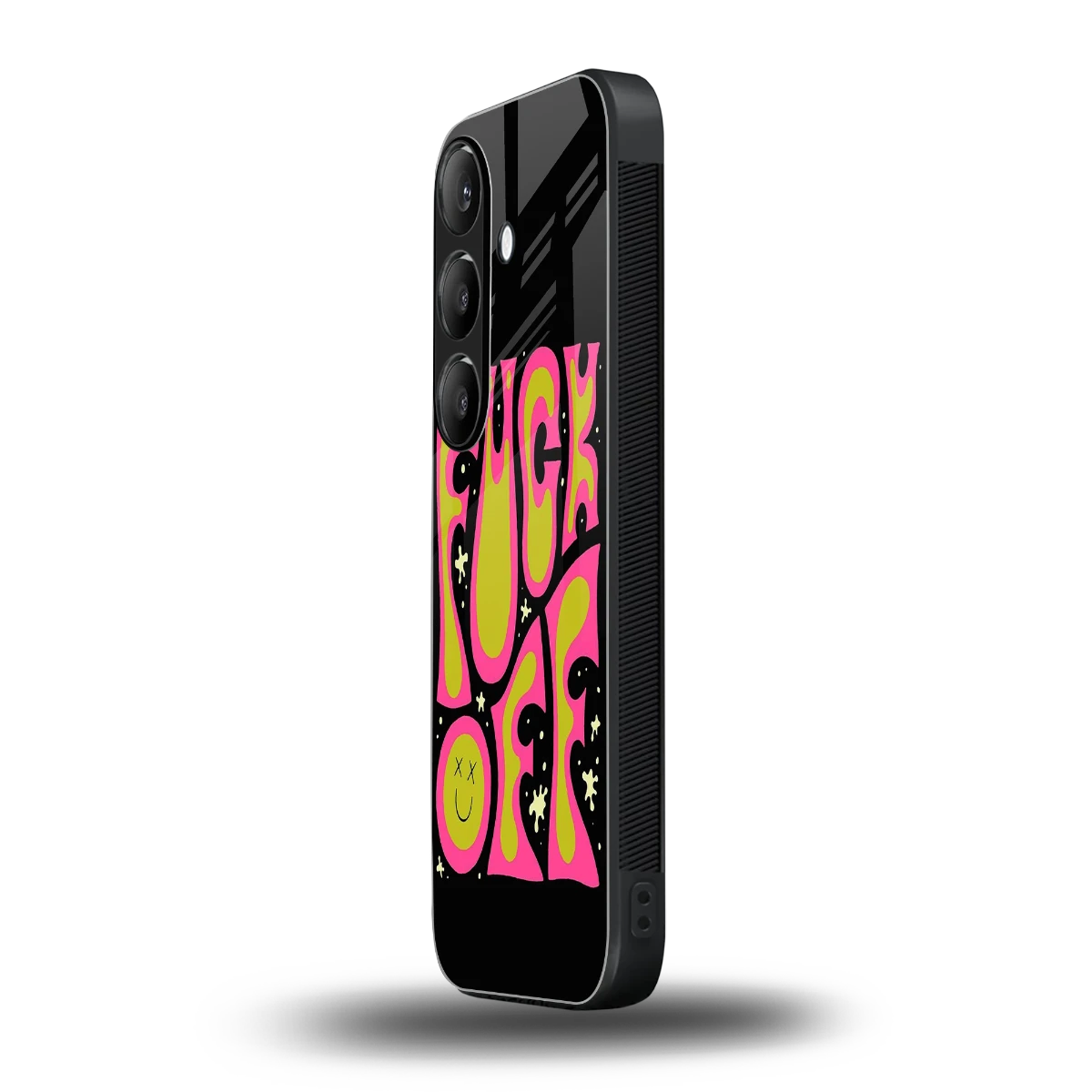 Buzz Off samsung galaxy s23 fe mobile cover | shockproof glass phone case