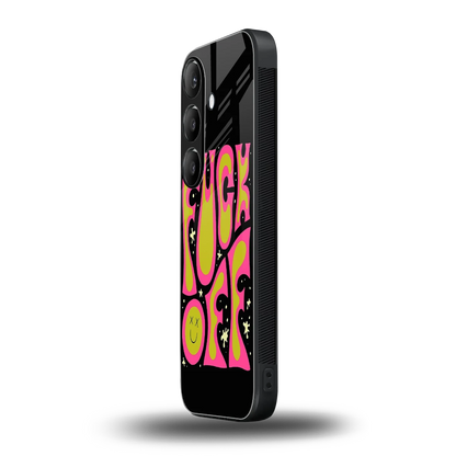 Buzz Off samsung galaxy s24 mobile cover | shockproof glass phone case