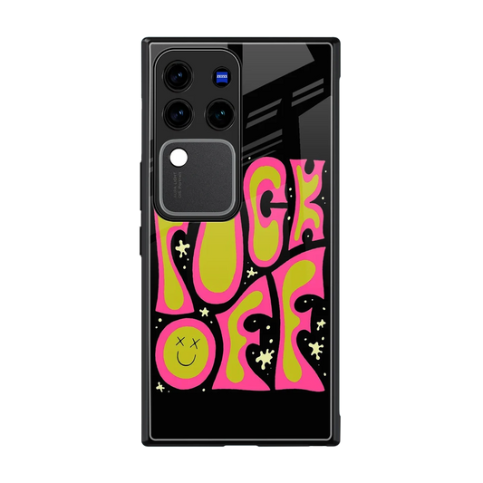 Buzz Off back phone cover | glass case forvivo v30 pro