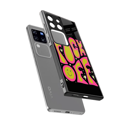Buzz Off sleekvivo v30 pro cover with tempered glass back and TPU edges