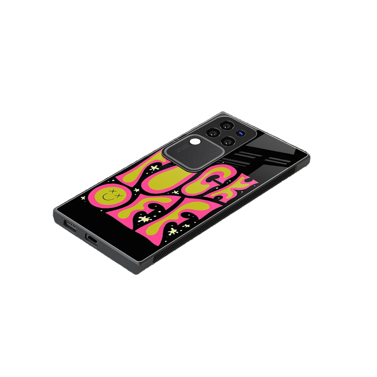 Buzz Off stylish phone case forvivo v30 pro | glossy glass and slim fit