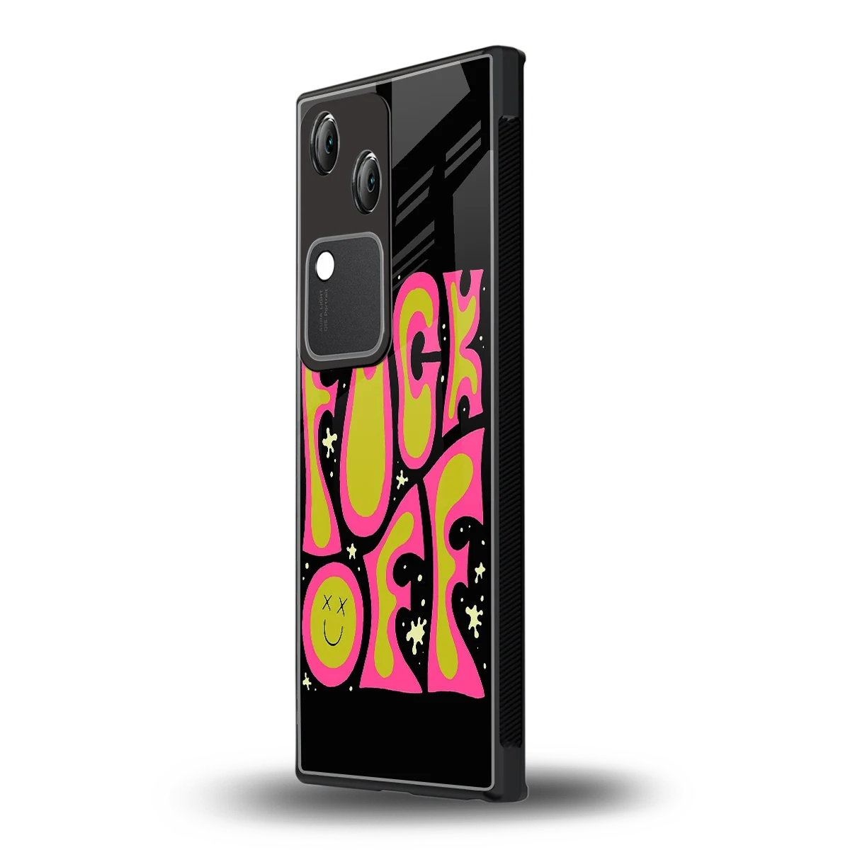 Buzz Off vivo v30 mobile cover | shockproof glass phone case