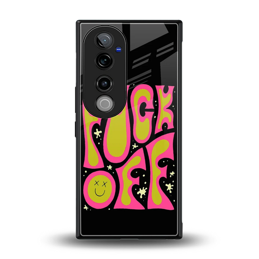 Buzz Off back phone cover | glass case for vivo v40 pro