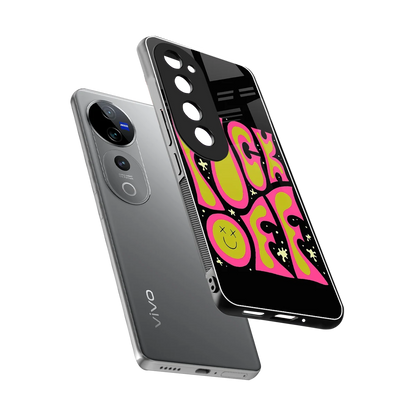 Buzz Off sleek vivo v40 pro cover with tempered glass back and TPU edges