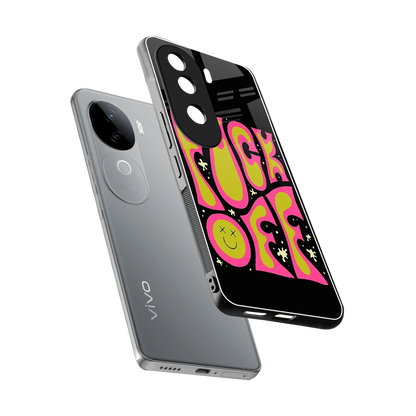 Buzz Off sleek vivo v40e cover with tempered glass back and TPU edges