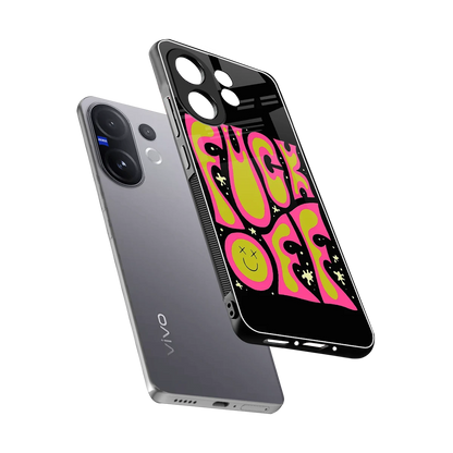 Buzz Off sleek vivo v60 cover with tempered glass back and TPU edges