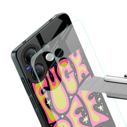 Buzz Off stylish phone case for vivo v60 | glossy glass and slim fit