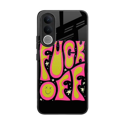 Buzz Off back phone cover | glass case for vivo v70 fe