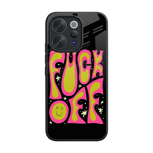Buzz Off back phone cover | glass case for vivo v70