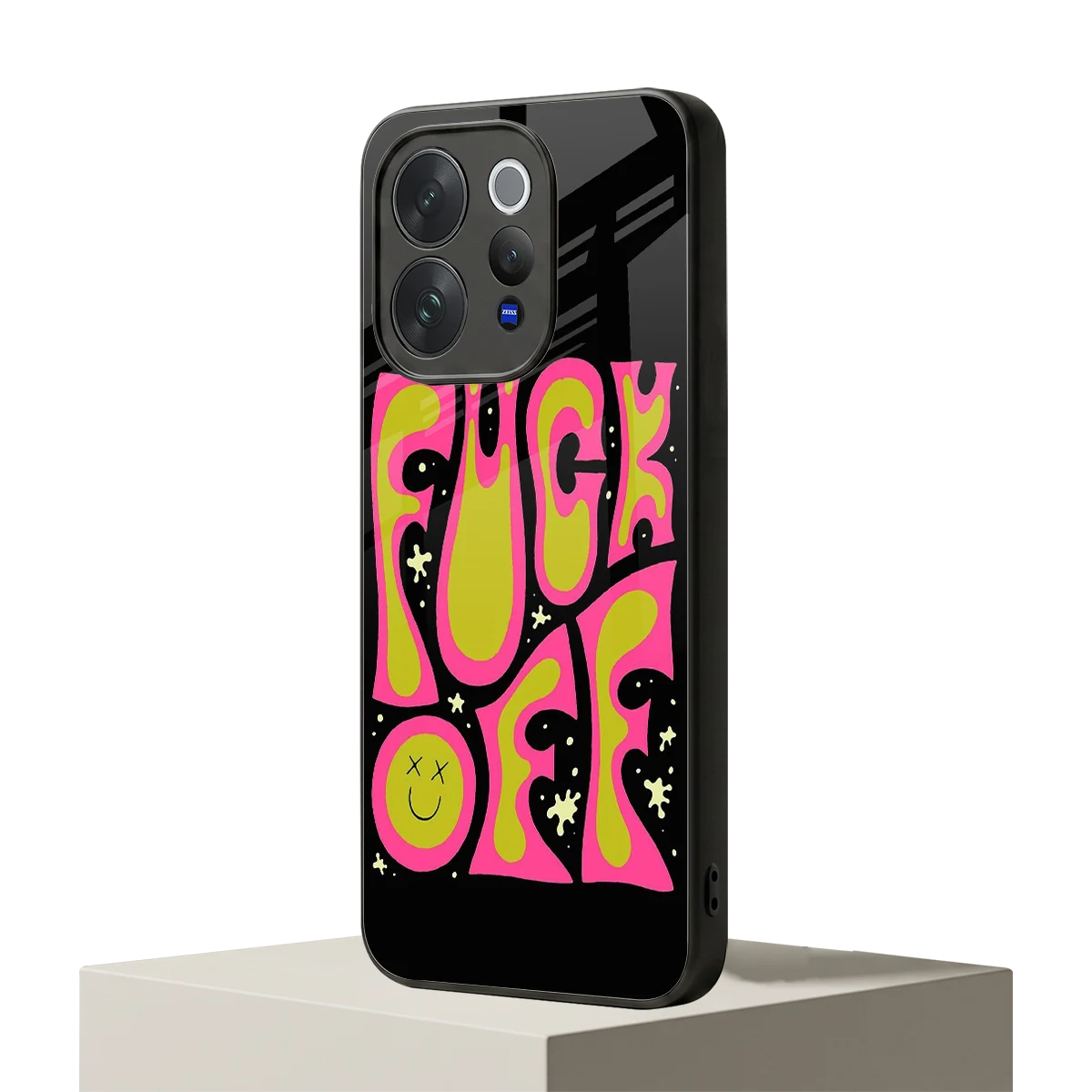 Buzz Off vivo v70 mobile cover | shockproof glass phone case