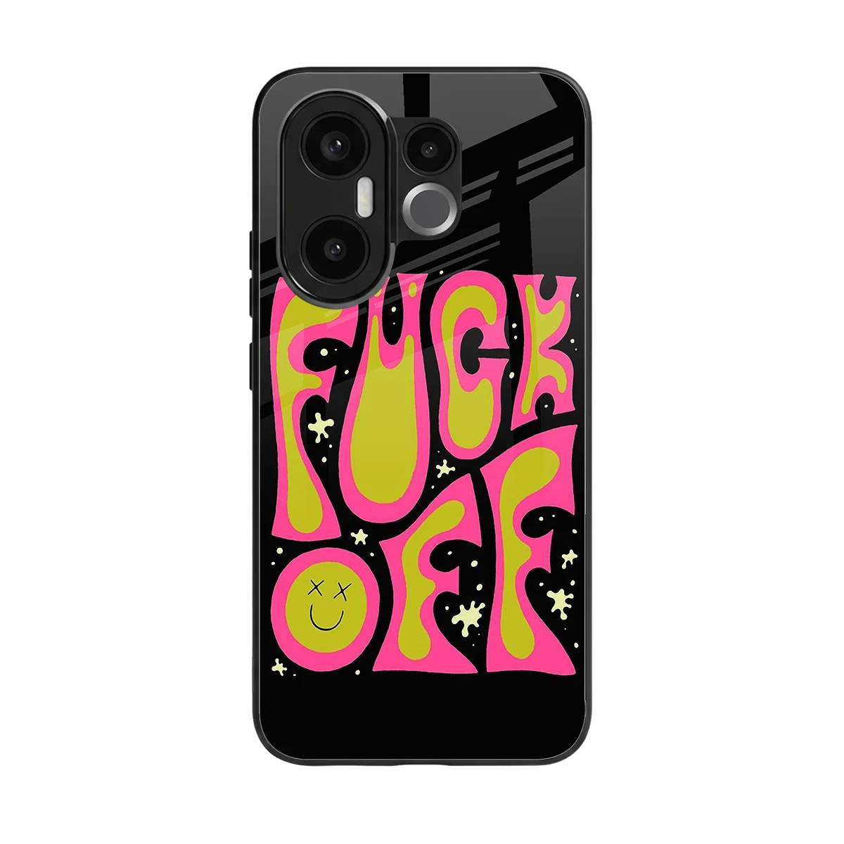 Buzz Off back phone cover | glass case for vivo x200 fe