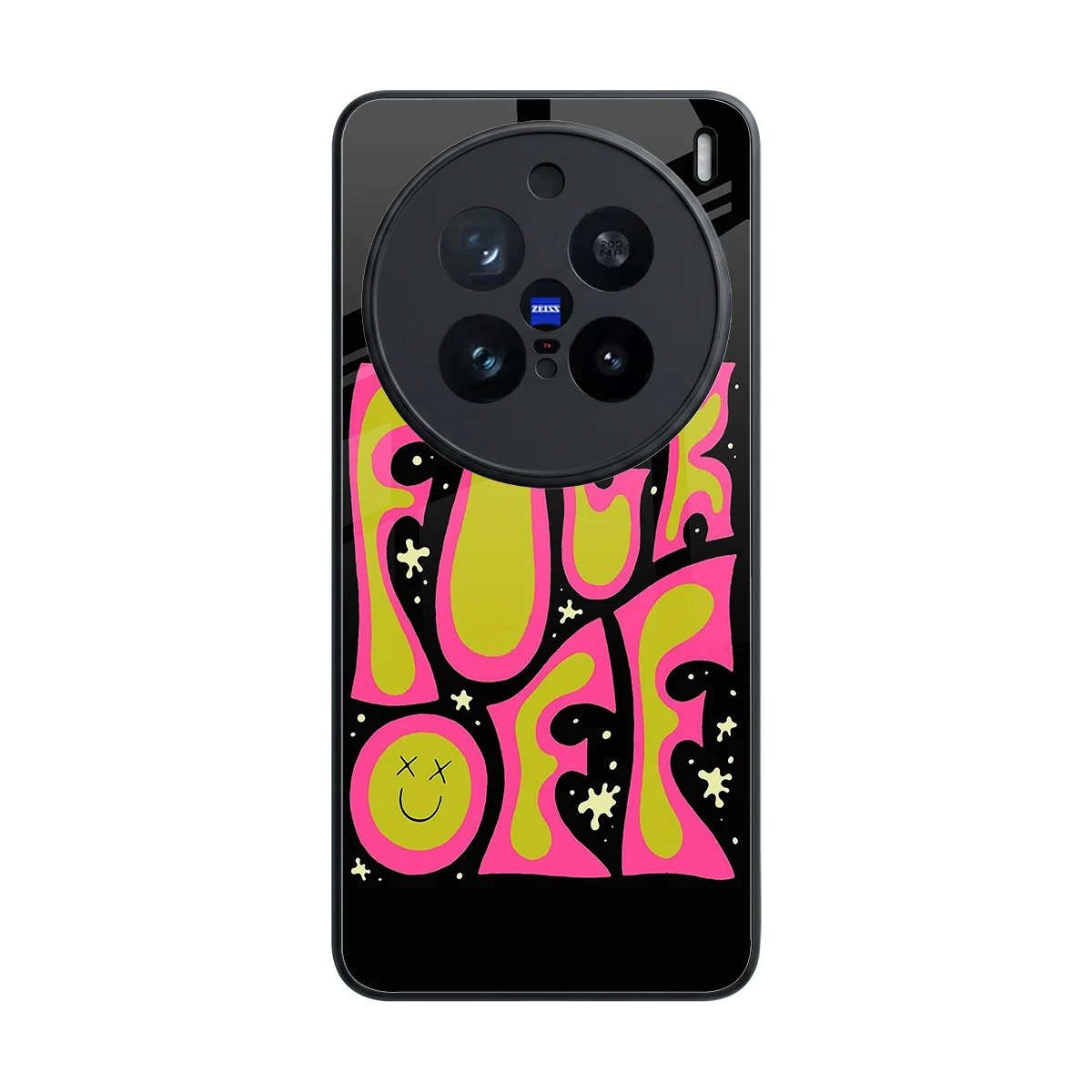 Buzz Off back phone cover | glass case for vivo x200 pro