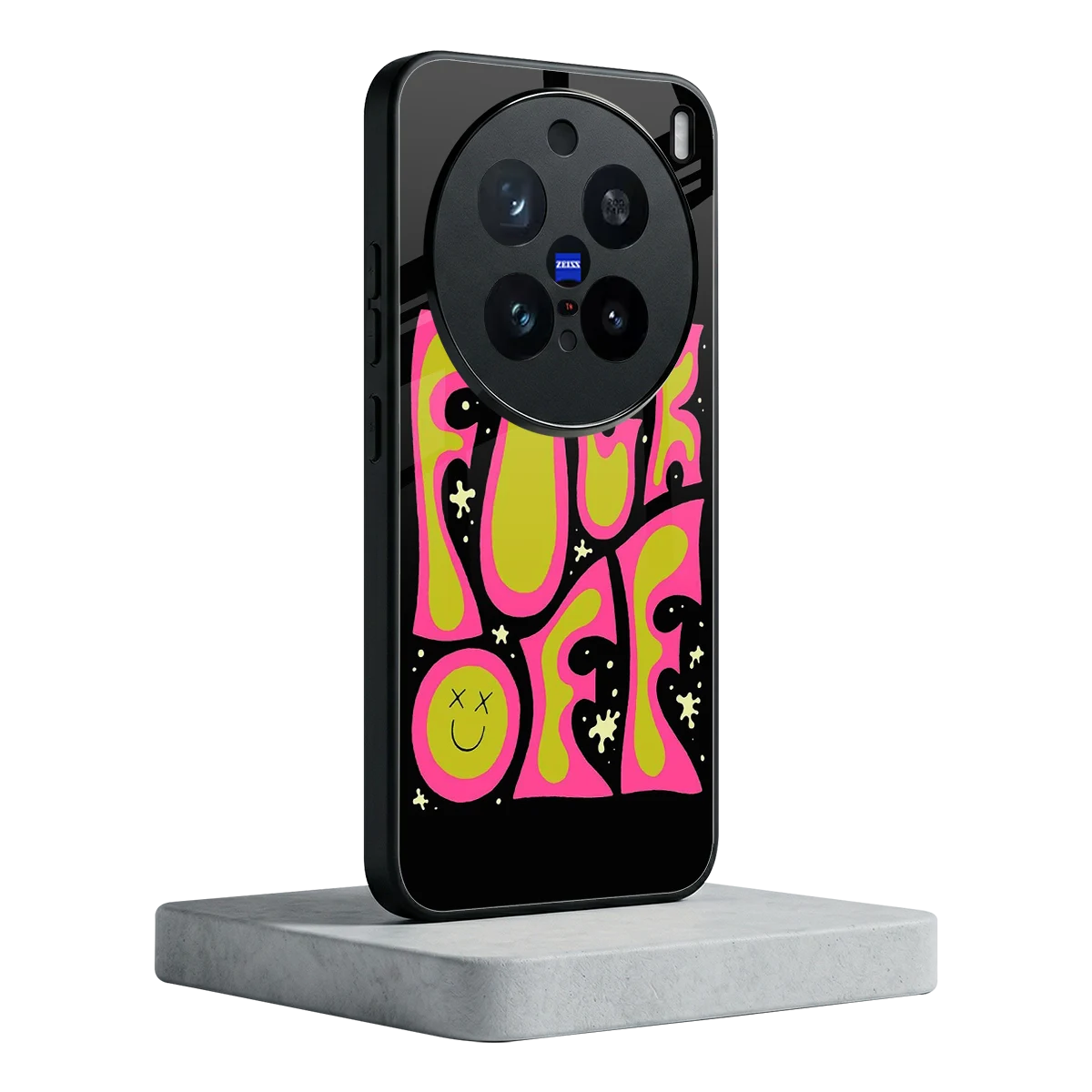 Buzz Off vivo x200 pro mobile cover | shockproof glass phone case
