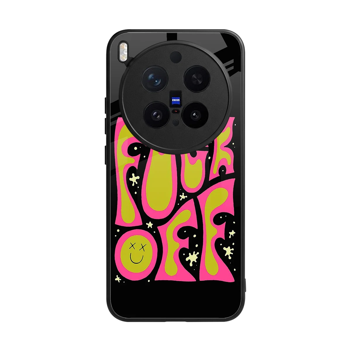 Buzz Off back phone cover | glass case for vivo x300 pro