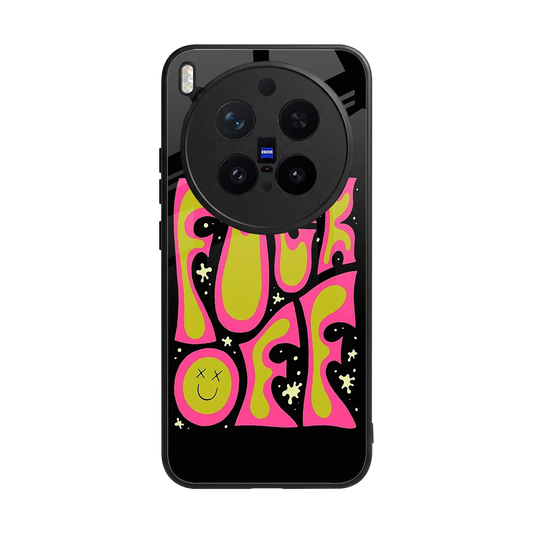 Buzz Off back phone cover | glass case for vivo x300 pro
