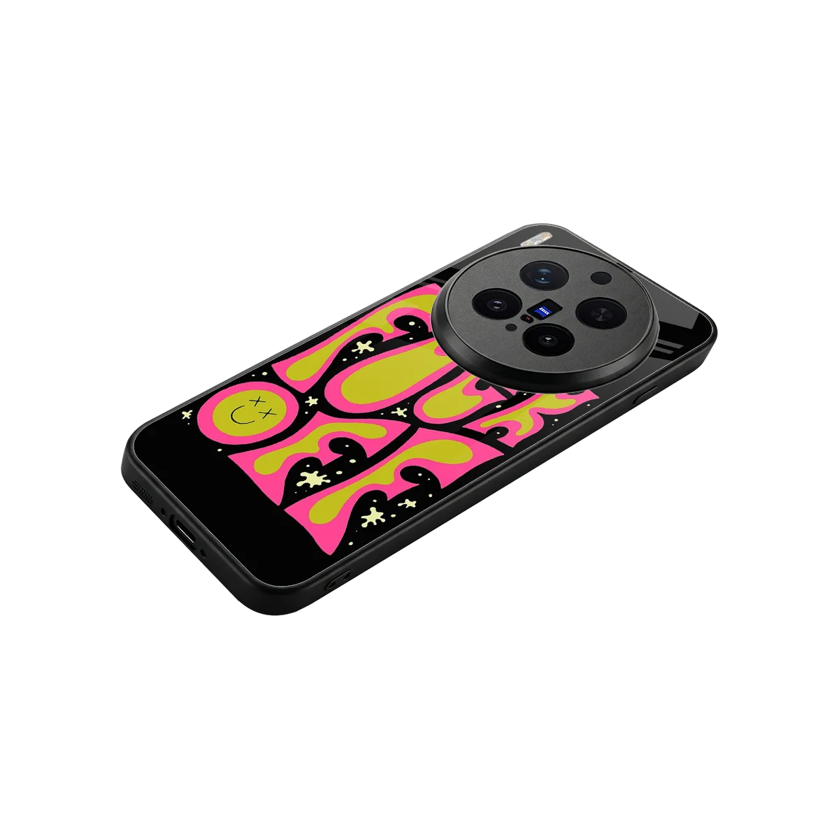 Buzz Off stylish phone case for vivo x300 pro | glossy glass and slim fit
