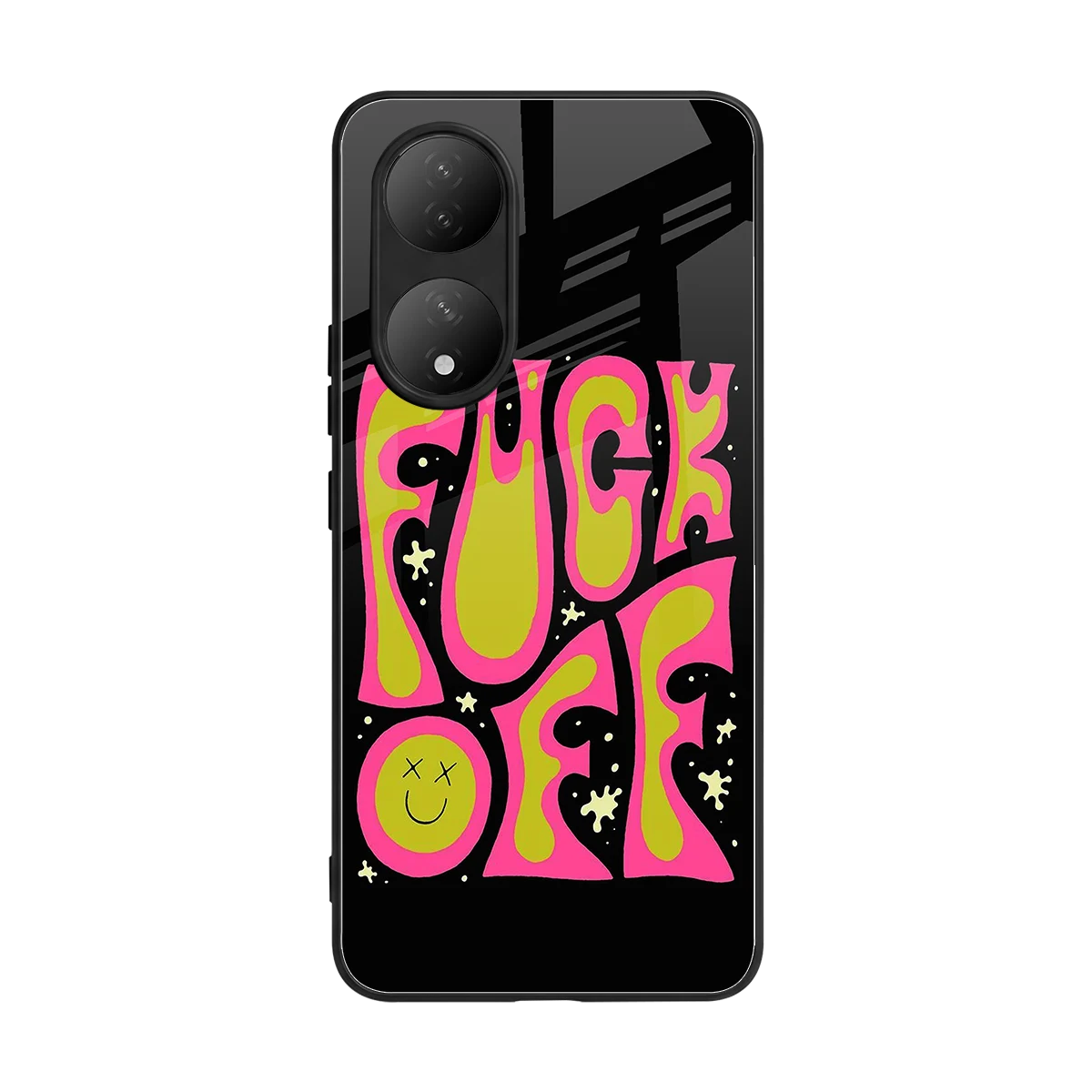 Buzz Off back phone cover | glass case for Vivo-y100