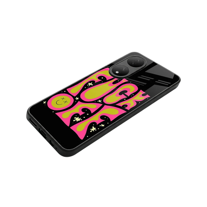 Buzz Off stylish phone case for Vivo-y100 | glossy glass and slim fit