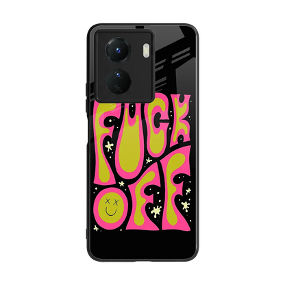 Buzz Off back phone cover | glass case for vivo y16