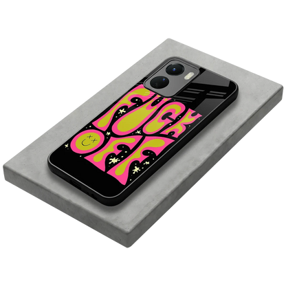 Buzz Off stylish phone case for vivo y16 | glossy glass and slim fit