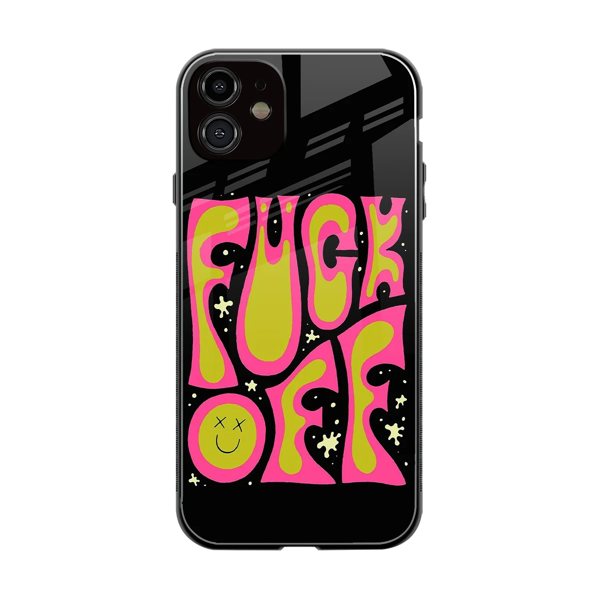 Buzz Off back phone cover | glass case for iphone 12