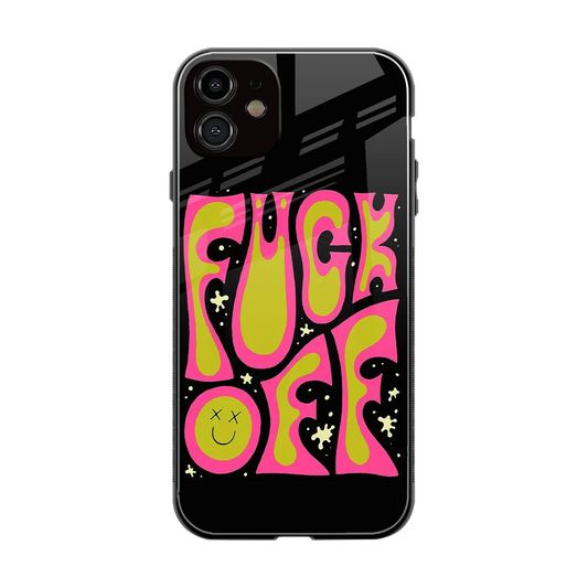 Buzz Off back phone cover | glass case for iphone 12