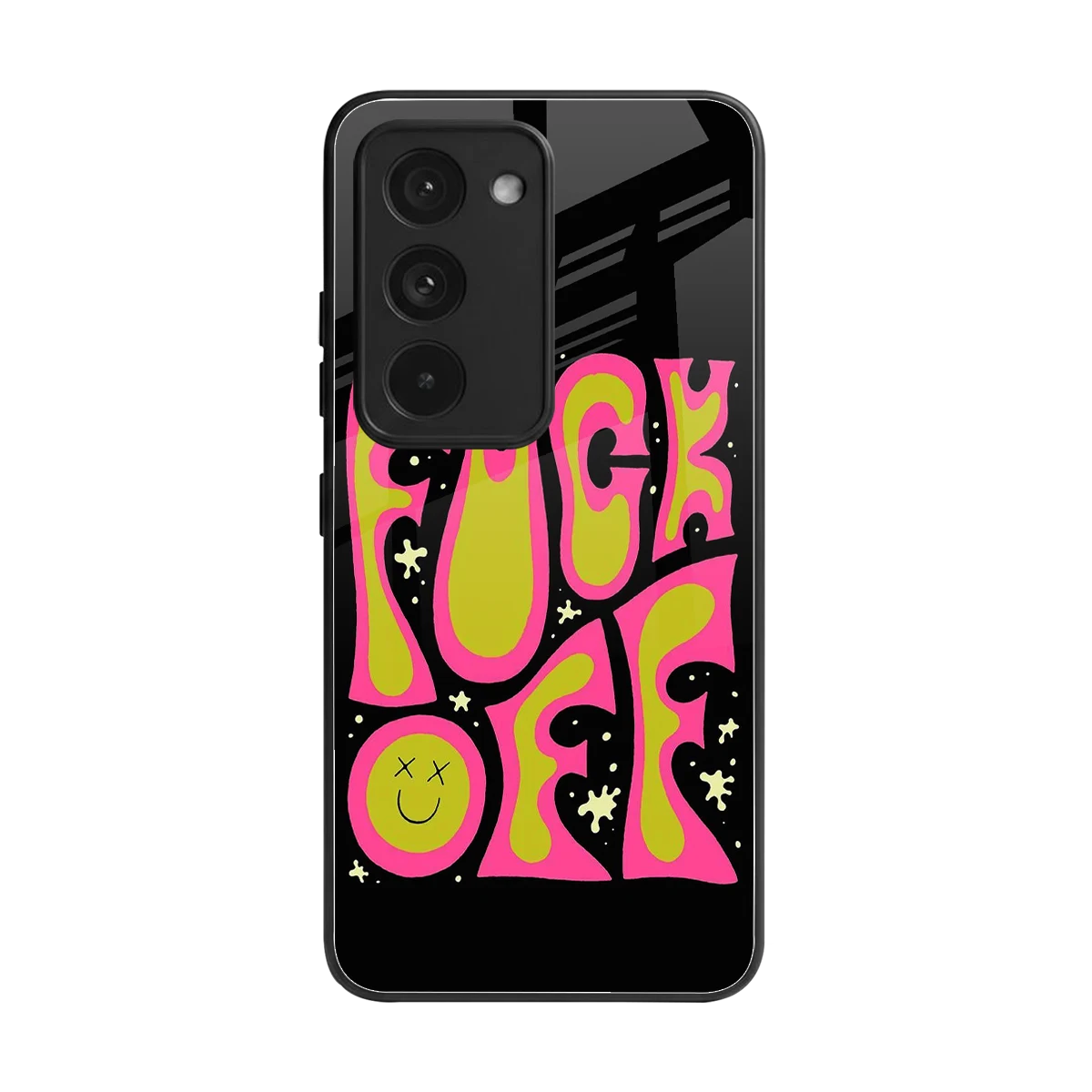 Buzz Off back phone cover | glass case for redmi 15 5g