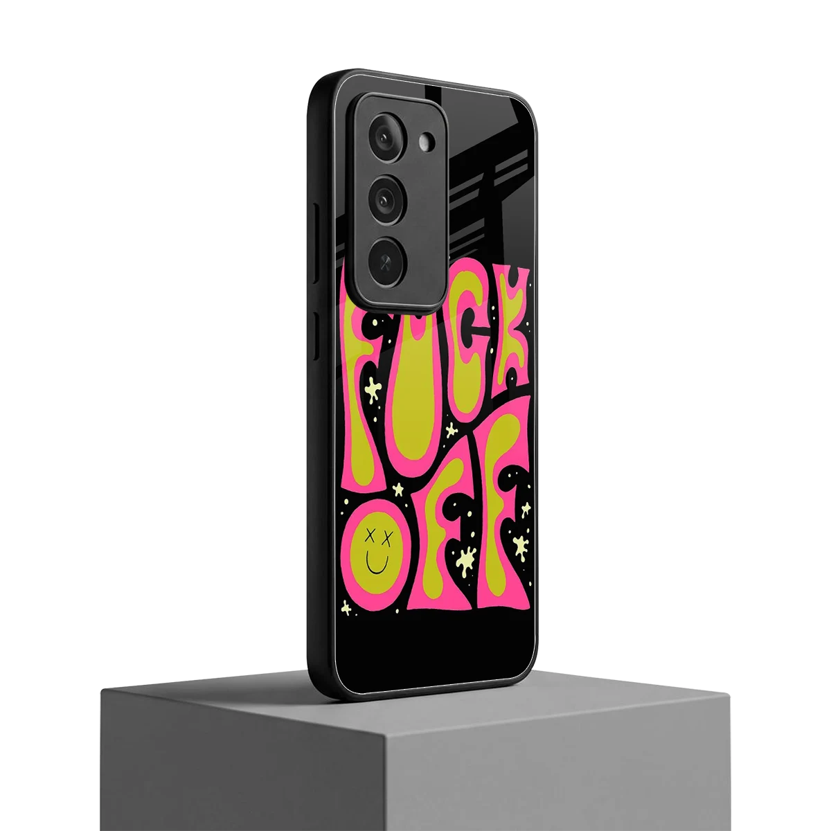 Buzz Off redmi 15 5g mobile cover | shockproof glass phone case