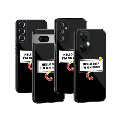 Stylish Glass Back Case for All Smartphones iPhone, Samsung, OnePlus, Pixel, Redmi, Oppo, Vivo, Motorola