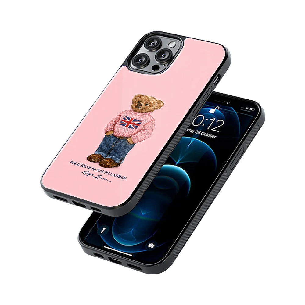 Protective Glass Back Phone Case Compatible with iPhone, Samsung, OnePlus, Pixel & More