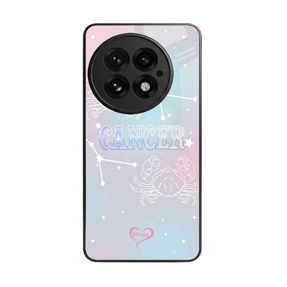 Cancer Aura back phone cover | glass case for oneplus 13
