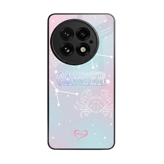 Cancer Aura back phone cover | glass case for oneplus 13