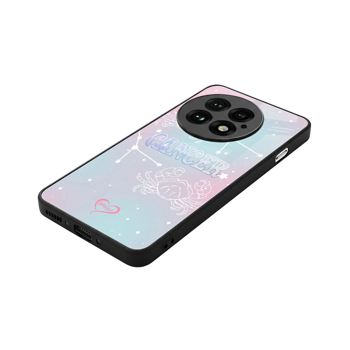 Cancer Aura stylish phone case for oneplus 13 | glossy glass and slim fit