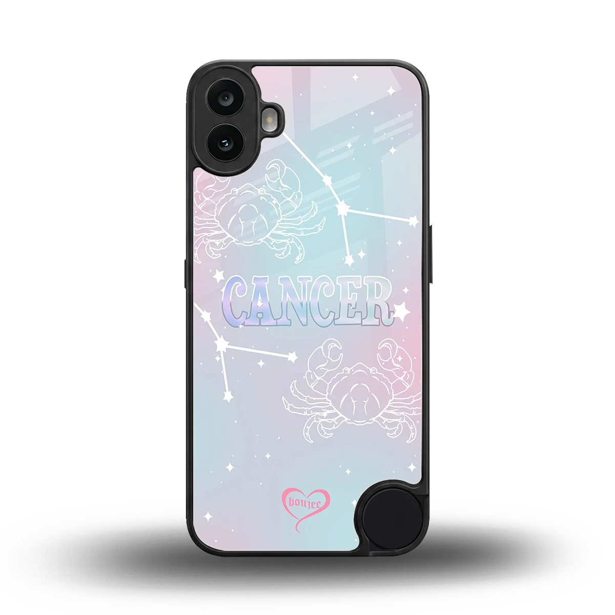 Cancer Aura back phone cover | glass case for cmf nothing phone 1