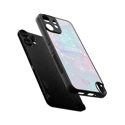 Cancer Aura sleek cmf nothing phone 2 pro cover with tempered glass back and TPU edges