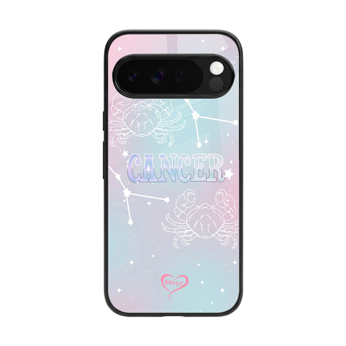 Cancer Aura back phone cover | glass case for google pixel 10 pro xl