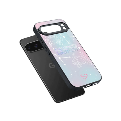 Cancer Aura sleek google pixel 10 pro xl cover with tempered glass back and TPU edges